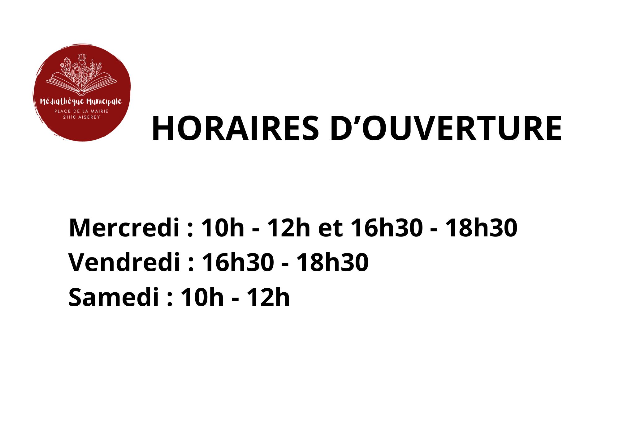 nouveaux horaires